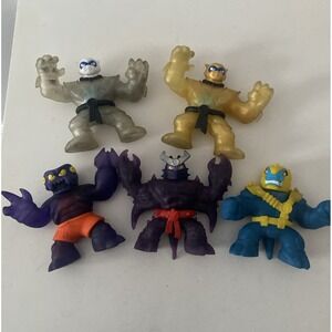 Lot of 5 Heroes Of Goo Jit Zu Goo Shifters Liquid Shadow Orb Scorpius Spider